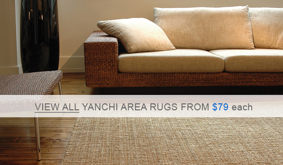 Yanchi Jute Area Rugs - Natural Boucle Weave