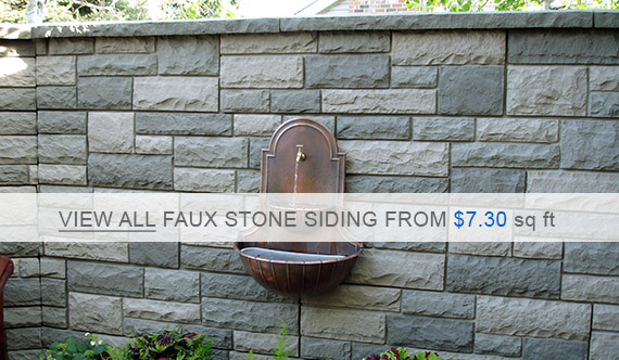 Faux Stone Siding Panels