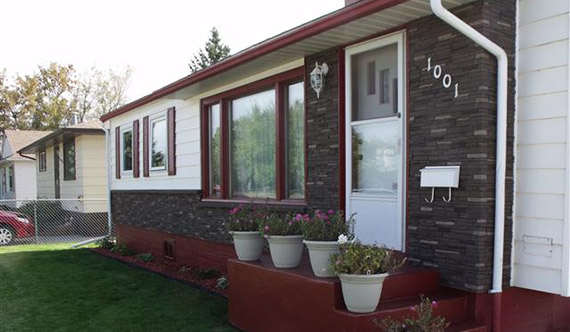 Faux Stone Siding Panels