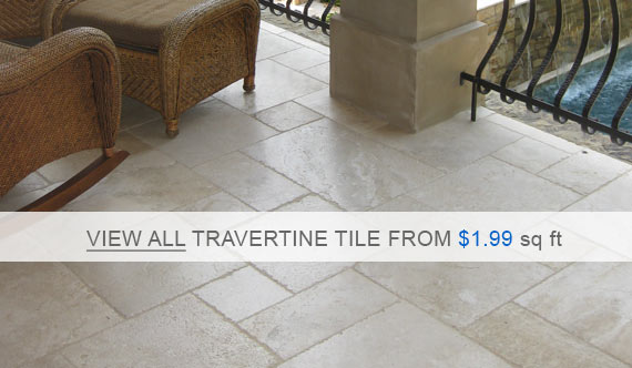 Travertine Tile - Denizli Beige