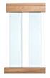 RailSimple Clearview Series Cedar & Glass Railing Kits
42" Stair Kit (Angled Glass) / 6'