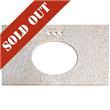 Centaur Granite Vanities 
Golden Yellow / Vanity top with sink cut out and faucet holes 37"x22" / 3/4"