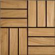 Kontiki Kontiki Teak Interlocking Tiles<br>Parquet Select
Parquet - Select / 12"x12"x1"