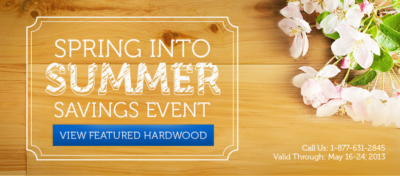 Spring into Summer Savings Event