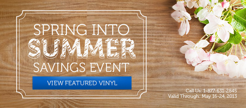 Spring into Summer Savings Event